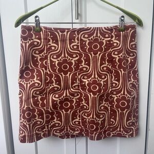 Free People denim skirt